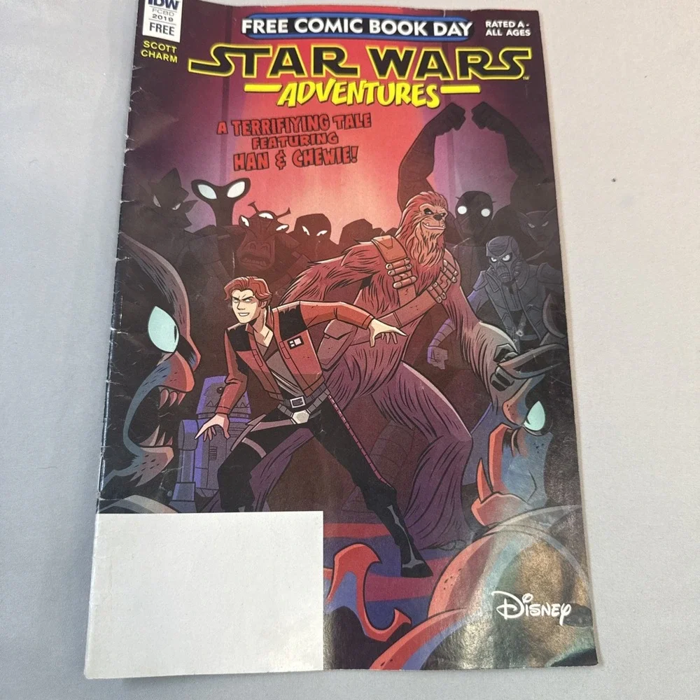 Star Wars Adventures FCBD 2019 Han Solo Chewbacca IDW Disney
